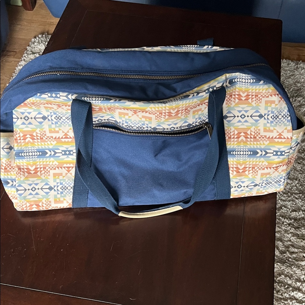 Pendleton Wool Patterned Duffle Bag, Polyester 24… - image 3